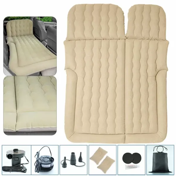 kitneed Auto Luftmatratze Aufblasbare Matratze PVC Matratze (Beige) kitneed Auto Luftmatratze Aufblasbare Matratze PVC Matratze (Beige)