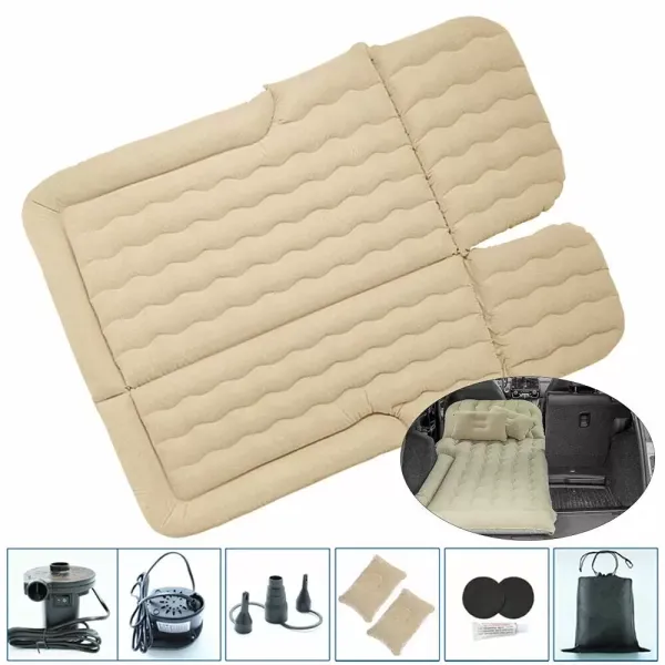 kitneed Auto Luftmatratze Aufblasbare Matratze PVC Matratze (Beige) kitneed Auto Luftmatratze Aufblasbare Matratze PVC Matratze (Beige)