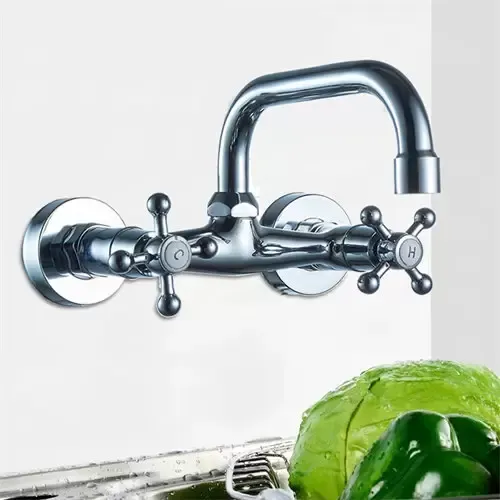 HomeLava Wasserhahn Küche Wandmontage mit Schwenkarm 23cm, 360 HomeLava Wasserhahn Küche Wandmontage mit Schwenkarm 23cm, 360