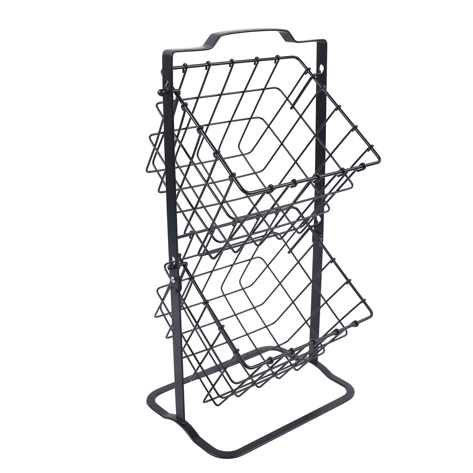 2 Hängen Körbe Obstkorb Metall Swinging Obst Gemüse Schale Korb Rack 2 Hängen Körbe Obstkorb Metall Swinging Obst Gemüse Schale Korb Rack