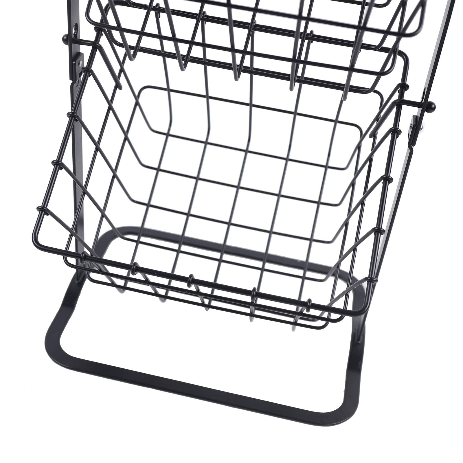 2 Hängen Körbe Obstkorb Metall Swinging Obst Gemüse Schale Korb Rack 2 Hängen Körbe Obstkorb Metall Swinging Obst Gemüse Schale Korb Rack