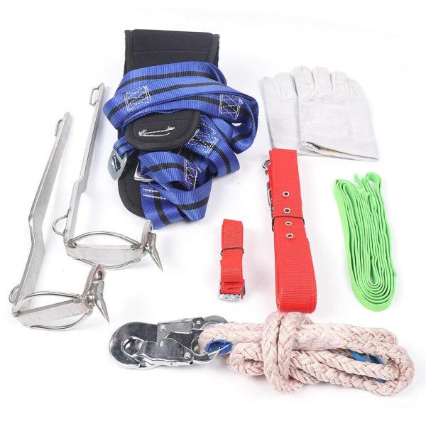 Baumklettern Ausrüstung Set Klettergurte Befestigender Klettergut Klettergurt Sicherung Baumklettern Ausrüstung Set Klettergurte Befestigender Klettergut Klettergurt Sicherung