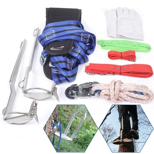Baumklettern Ausrüstung Set Klettergurte Befestigender Klettergut Klettergurt Sicherung Baumklettern Ausrüstung Set Klettergurte Befestigender Klettergut Klettergurt Sicherung