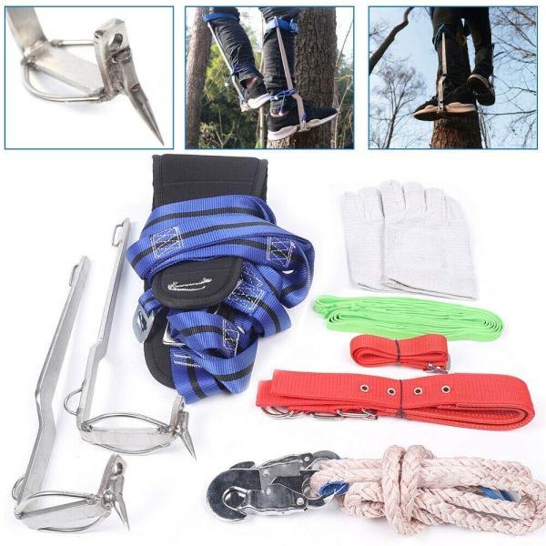 Baumklettern Ausrüstung Set Klettergurte Befestigender Klettergut Klettergurt Sicherung Baumklettern Ausrüstung Set Klettergurte Befestigender Klettergut Klettergurt Sicherung