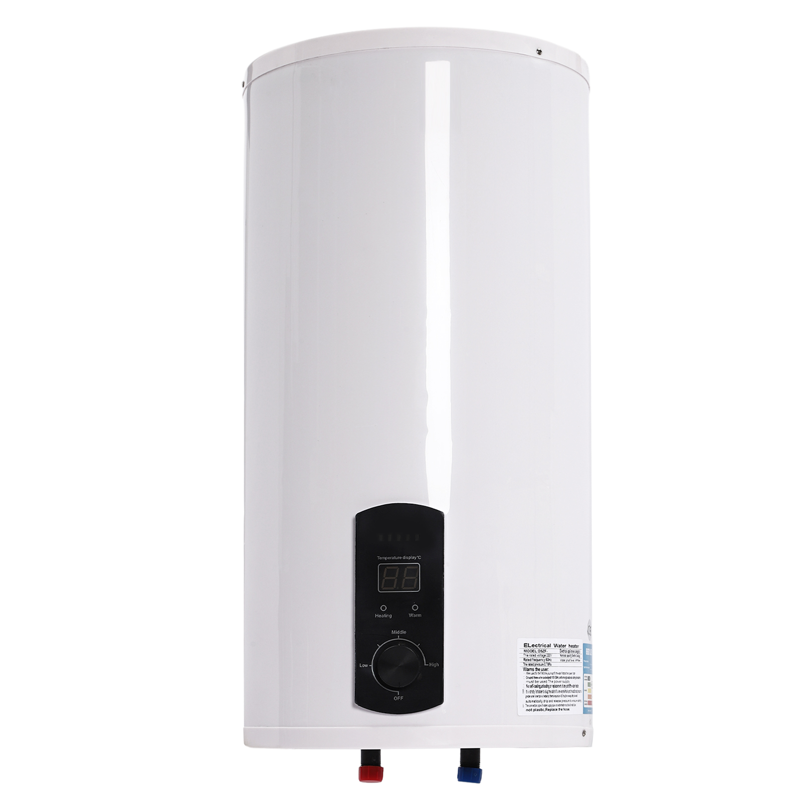 Kitneed 50L/80/100/120L 2KW 220V Elektroboiler Elektrospeicher Warmwasserbreiter mit Handbrause