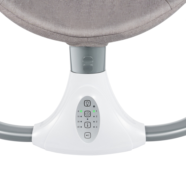 Schaukelstuhl Geschwindigkeitsverstellbare Baby Schaukelstuhl Mit Musik Timer für 0-12 Monate 3-12KG Baby