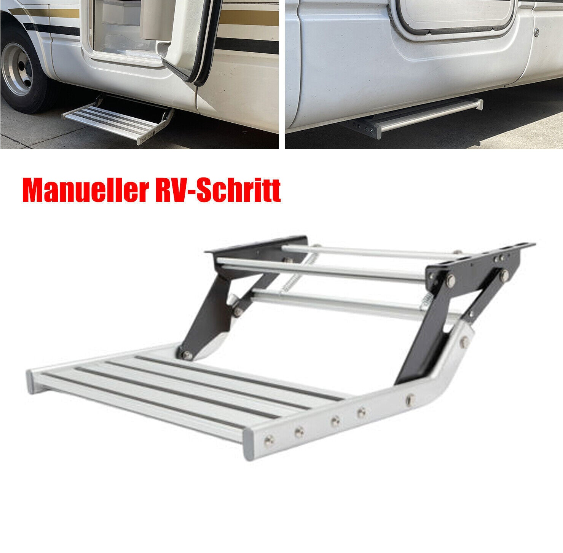 RV Step Entry Einzelschritt Wohnwagenleiter Für Wohnmobile, Reiseanhänger, LKW