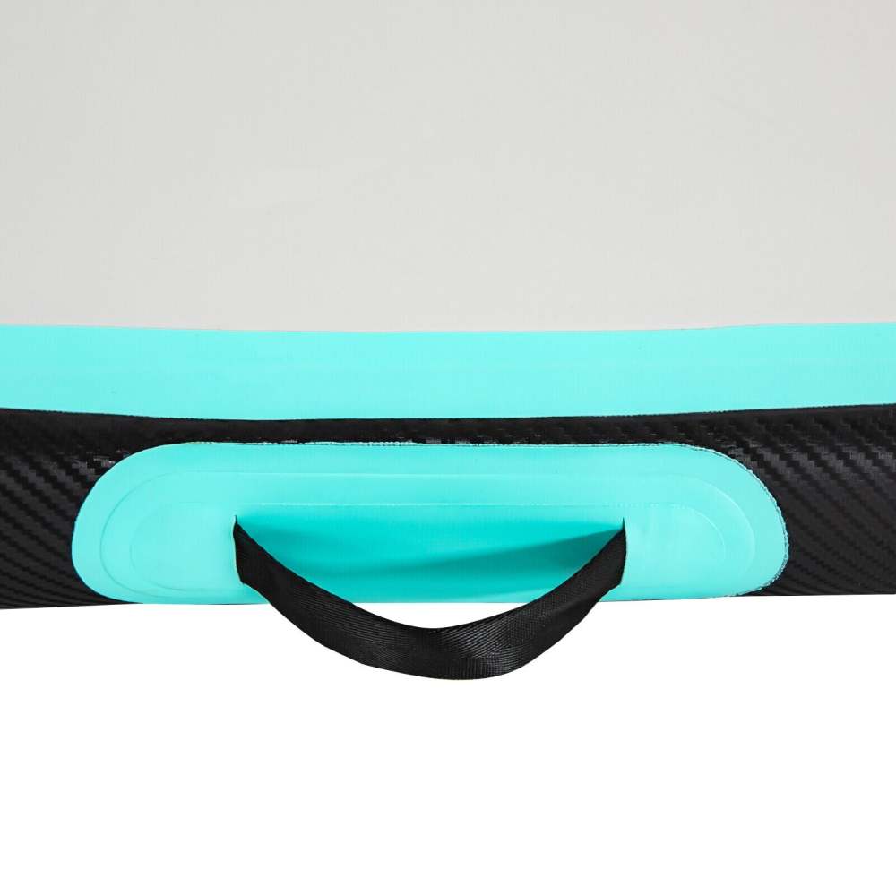 KITNEED 1*3m Turnmatte Aufblasbar Yogamatte Gymnastikmatte Trainingsmatte mit Luftpumpe