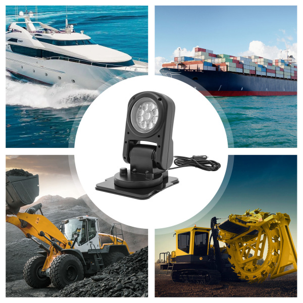 Bootssuchscheinwerfer, LED-Suchscheinwerfer, Suchscheinwerfer mit Fernbedienung für Yachten, Schiffe, Fischerboote