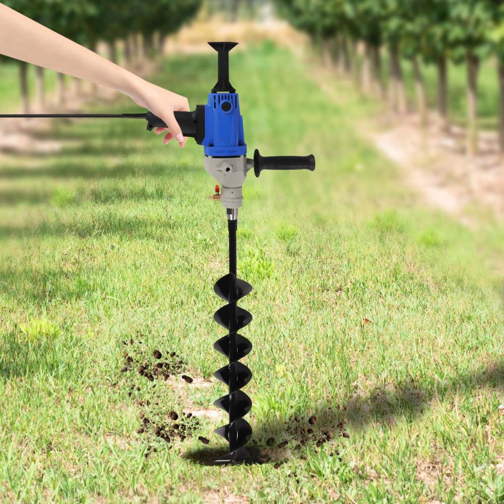 Elektrischer Erdlochbohrer Gartenbohrer Erdbohrer Pfahlbohrer Erdbohrgerä 220V