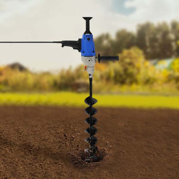 Elektrischer Erdlochbohrer Gartenbohrer Erdbohrer Pfahlbohrer Erdbohrgerä 220V