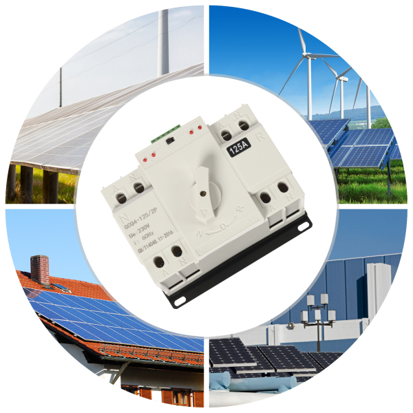 AC 230 V 2P 125 A ATS CB Dual Power Automatischer Transferschalter, für kommunale Stromversorgung, USV, Wechselrichter AC 230 V 2P 125 A ATS CB Dual Power Automatischer Transferschalter, für kommunale Stromversorgung, USV, Wechselrichter