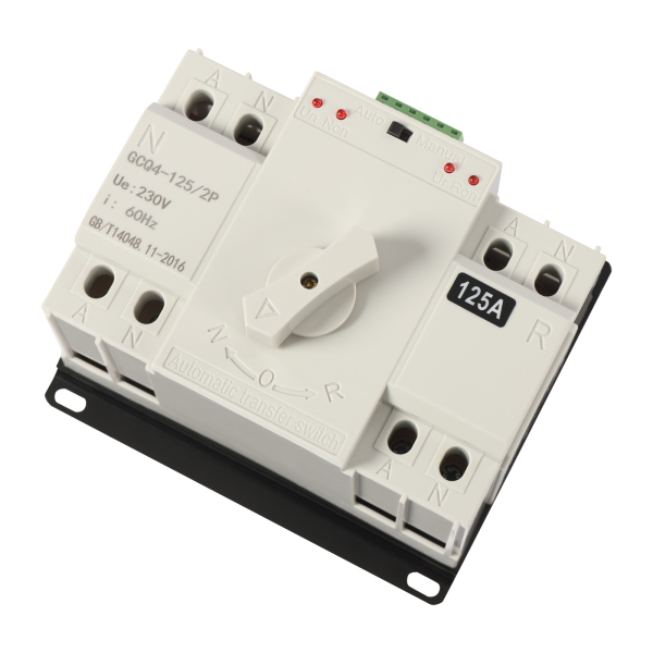 AC 230 V 2P 125 A ATS CB Dual Power Automatischer Transferschalter, für kommunale Stromversorgung, USV, Wechselrichter