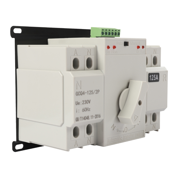 AC 230 V 2P 125 A ATS CB Dual Power Automatischer Transferschalter, für kommunale Stromversorgung, USV, Wechselrichter AC 230 V 2P 125 A ATS CB Dual Power Automatischer Transferschalter, für kommunale Stromversorgung, USV, Wechselrichter