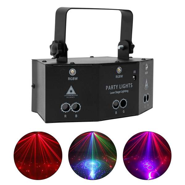 9-Eyes Laser LED RGB Licht DJ Projektor Disco Bühnenbeleuchtung Lichteffekt DMX Effektstrahler Geschenk 9-Eyes Laser LED RGB Licht DJ Projektor Disco Bühnenbeleuchtung Lichteffekt DMX Effektstrahler Geschenk